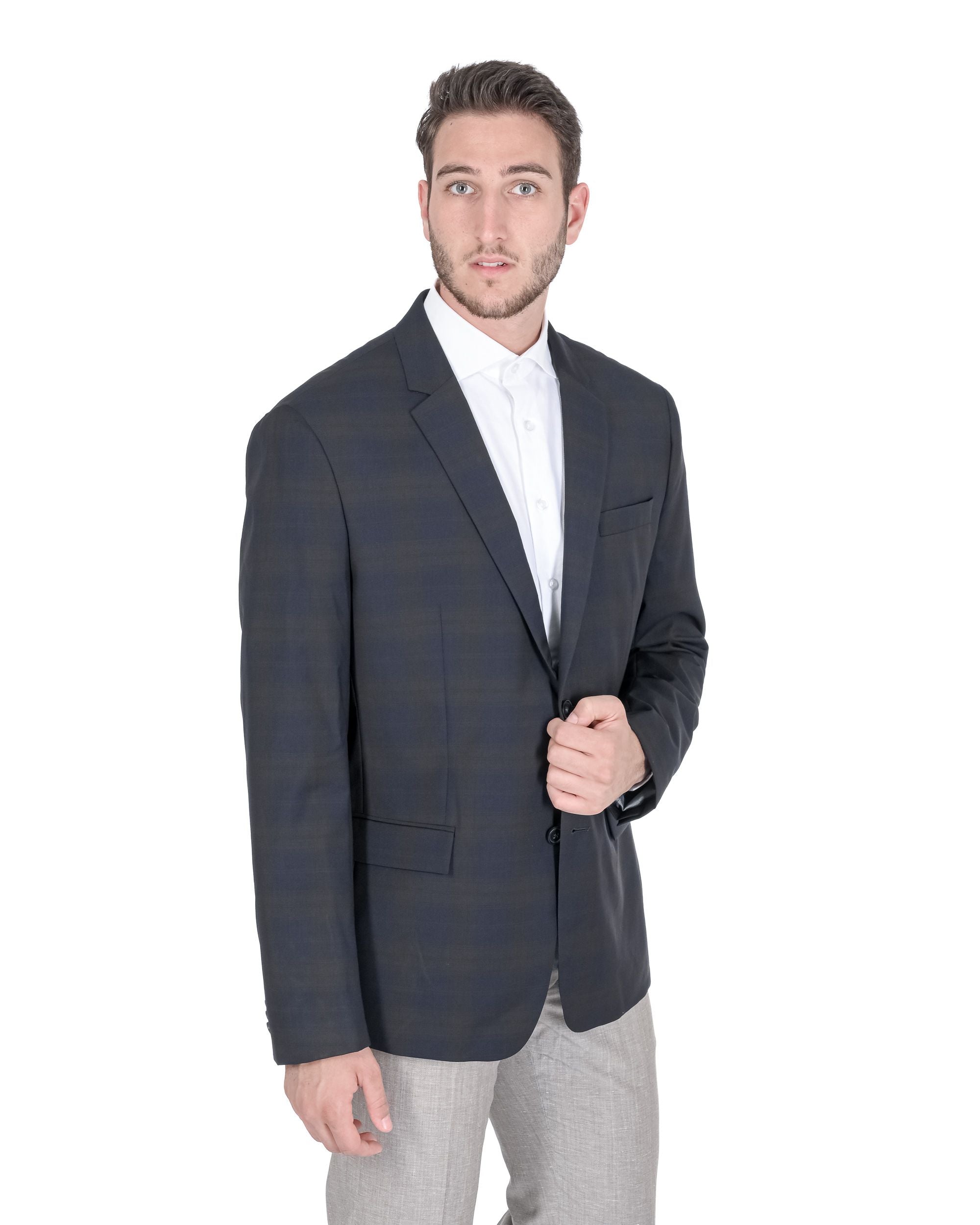 Calvin Klein Mens Blazer Blue K10K103281484