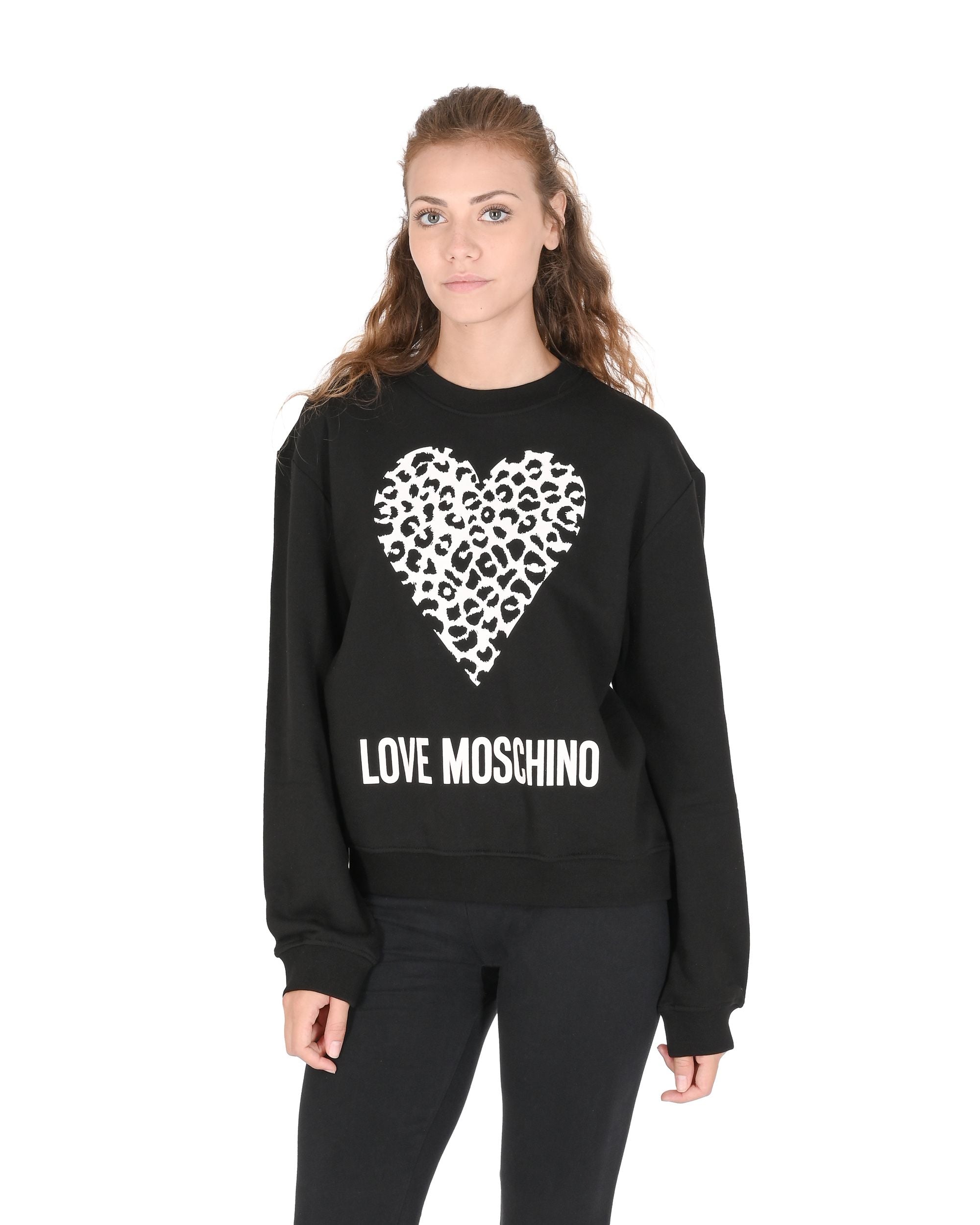 Love Moschino Womens Sweatshirt W 6 306 54 M 4055 C74 BLACK