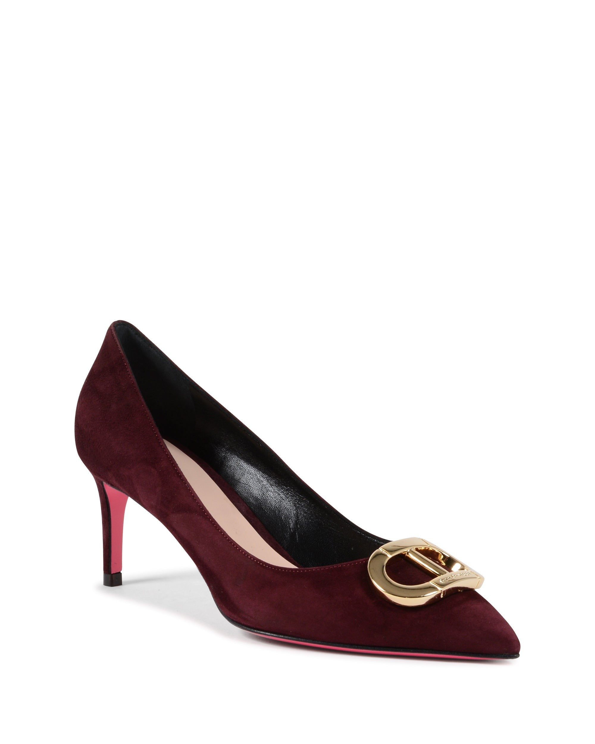 Boss Lady Suede Pump Bordeaux