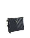 V Italia Womens Clutch Black V613 52 SAUVAGE NERO