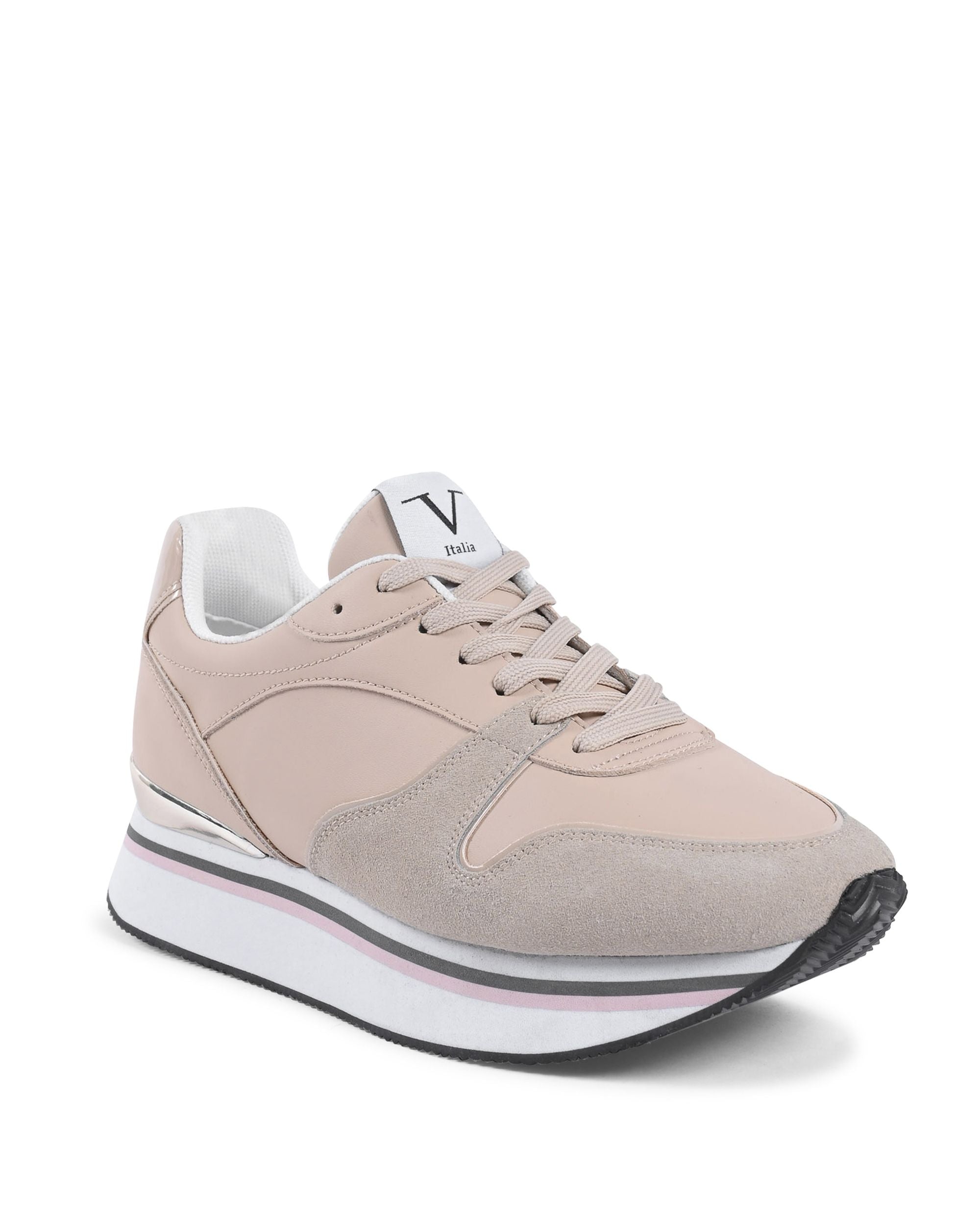 V Italia Womens Sneaker Beige SNK 003 W SAND