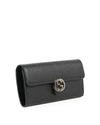 Gucci Leather Interlocking wallet 615524 CAO0G 1000