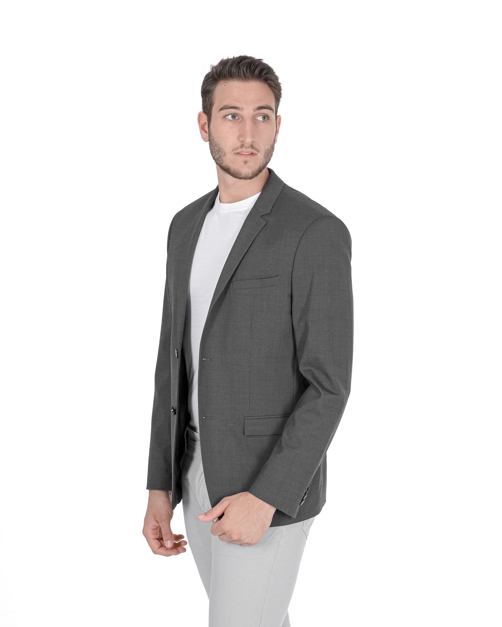 Calvin Klein Mens Blazer Grey K1EK101790024