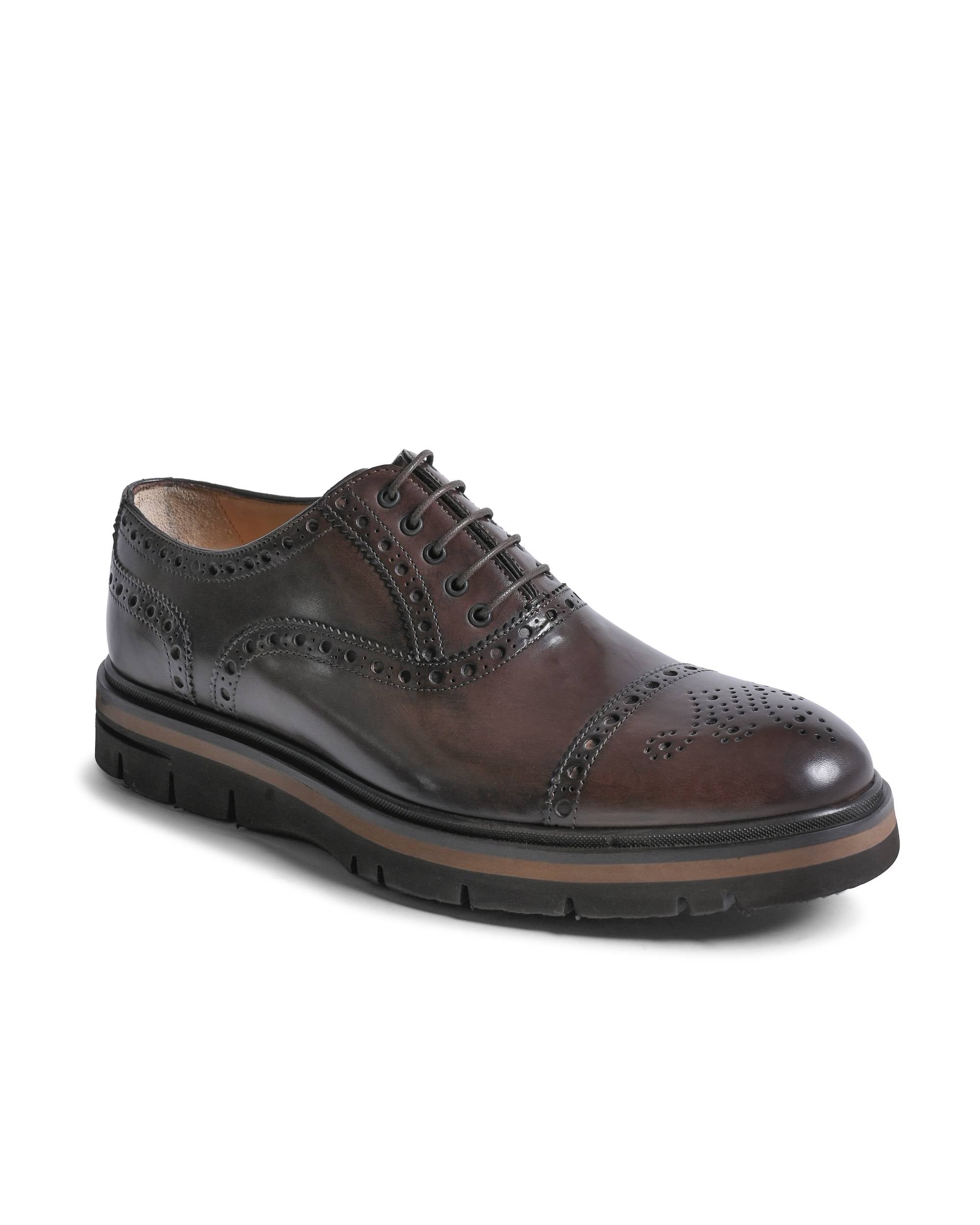 Dee Ocleppo Mens Brogue Shoes  EB130 VITELLO CACAO