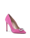 Cindarella Satin Pump Fuxia