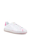 Splatter Sneaker - White Fuxia