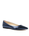 19V69 Italia Womens Ballerina LamÃ¨ Navy Blue 4747 TRAF LAM BLU SCURO