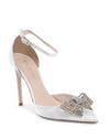 Satin Bow Pump - Ivory