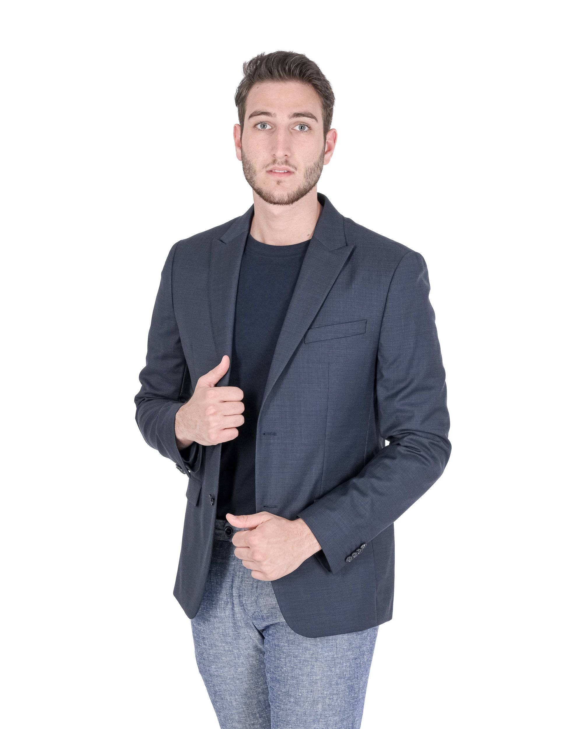 Calvin Klein Mens Blazer Blue K10K103873407