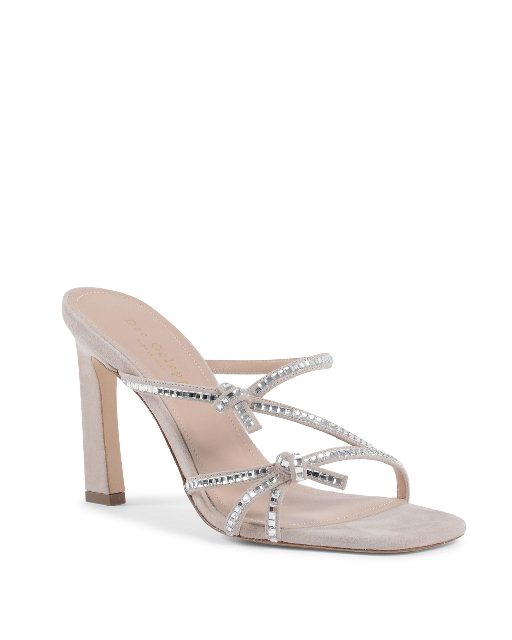 Britney  Suede Sandal - Nude