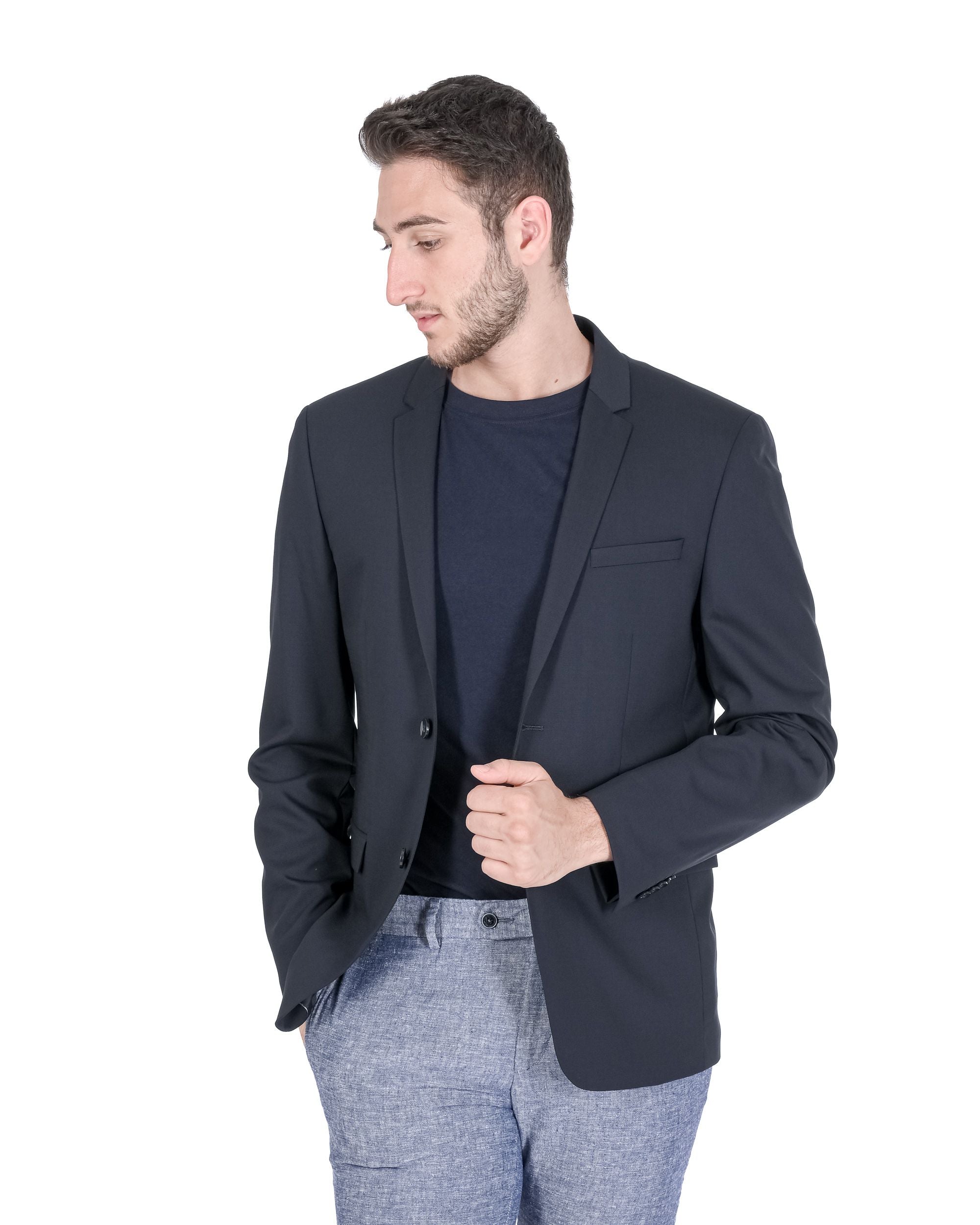 Calvin Klein Mens Blazer Blue K1EK101790411