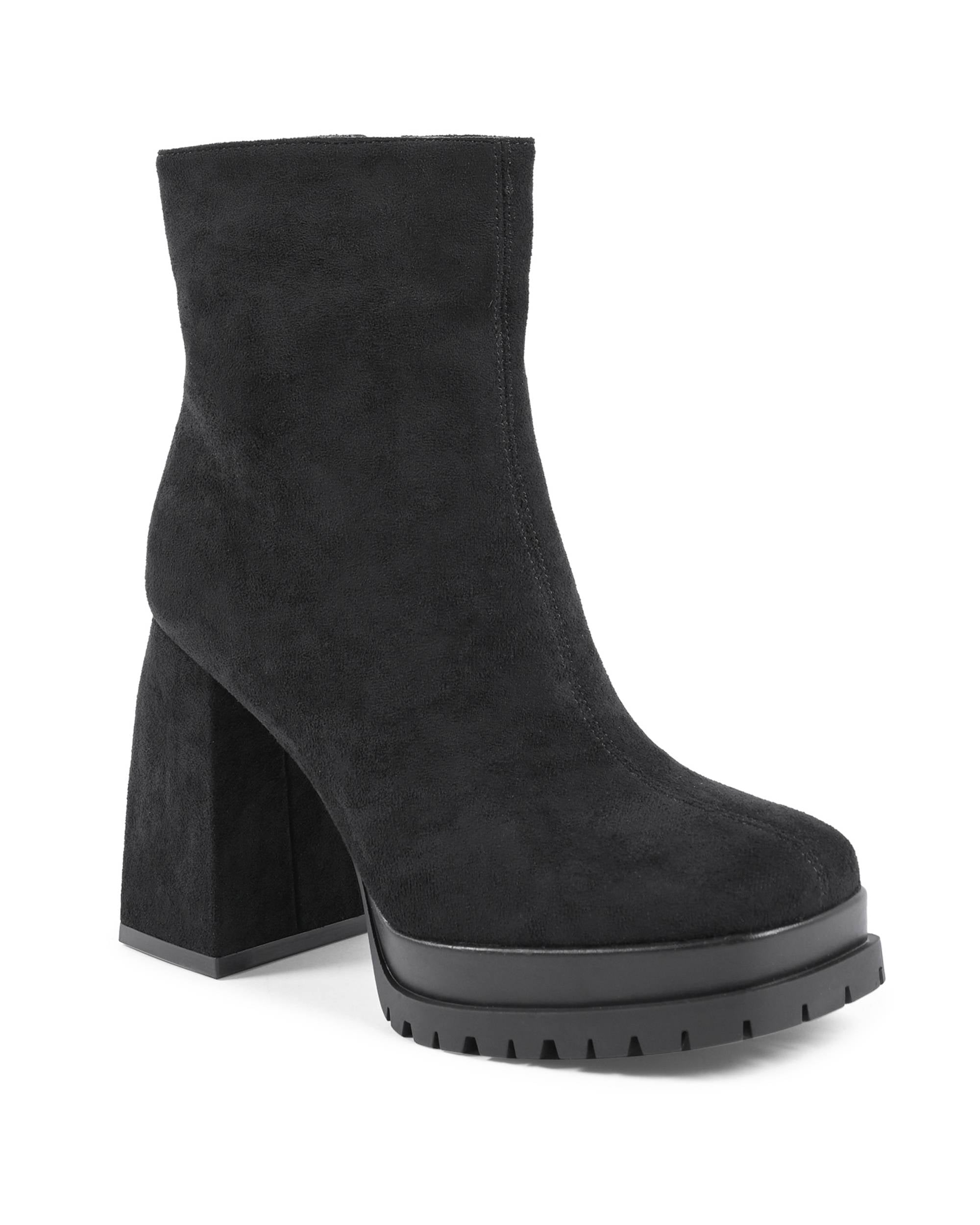 19V69 Italia Womens Ankle Boot Black X712 NERO