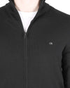 Calvin Klein Mens Zip Sweater Black K10K108196BEH