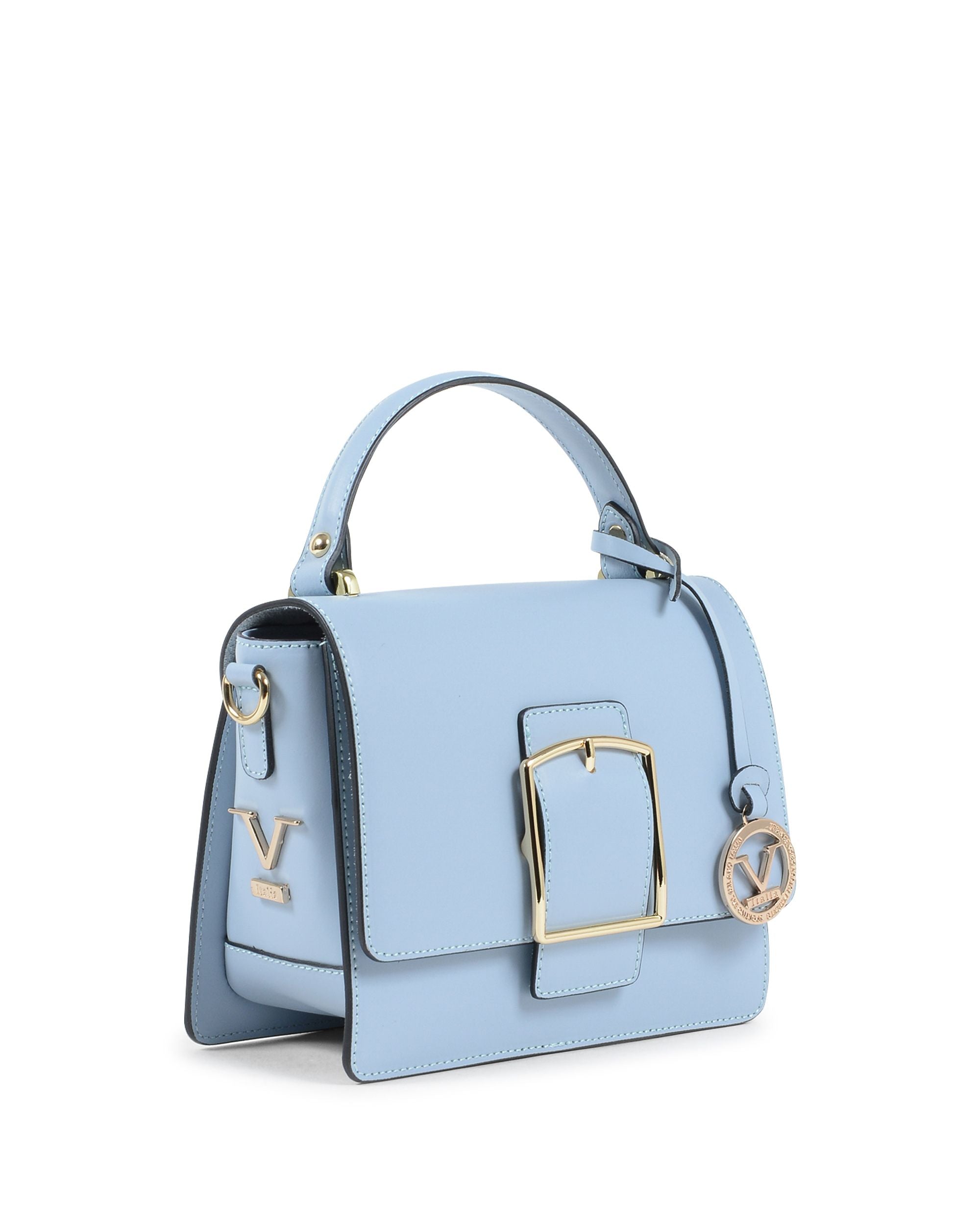 V Italia Womens Handbag Light Blue V505 52 RUGA CIELO