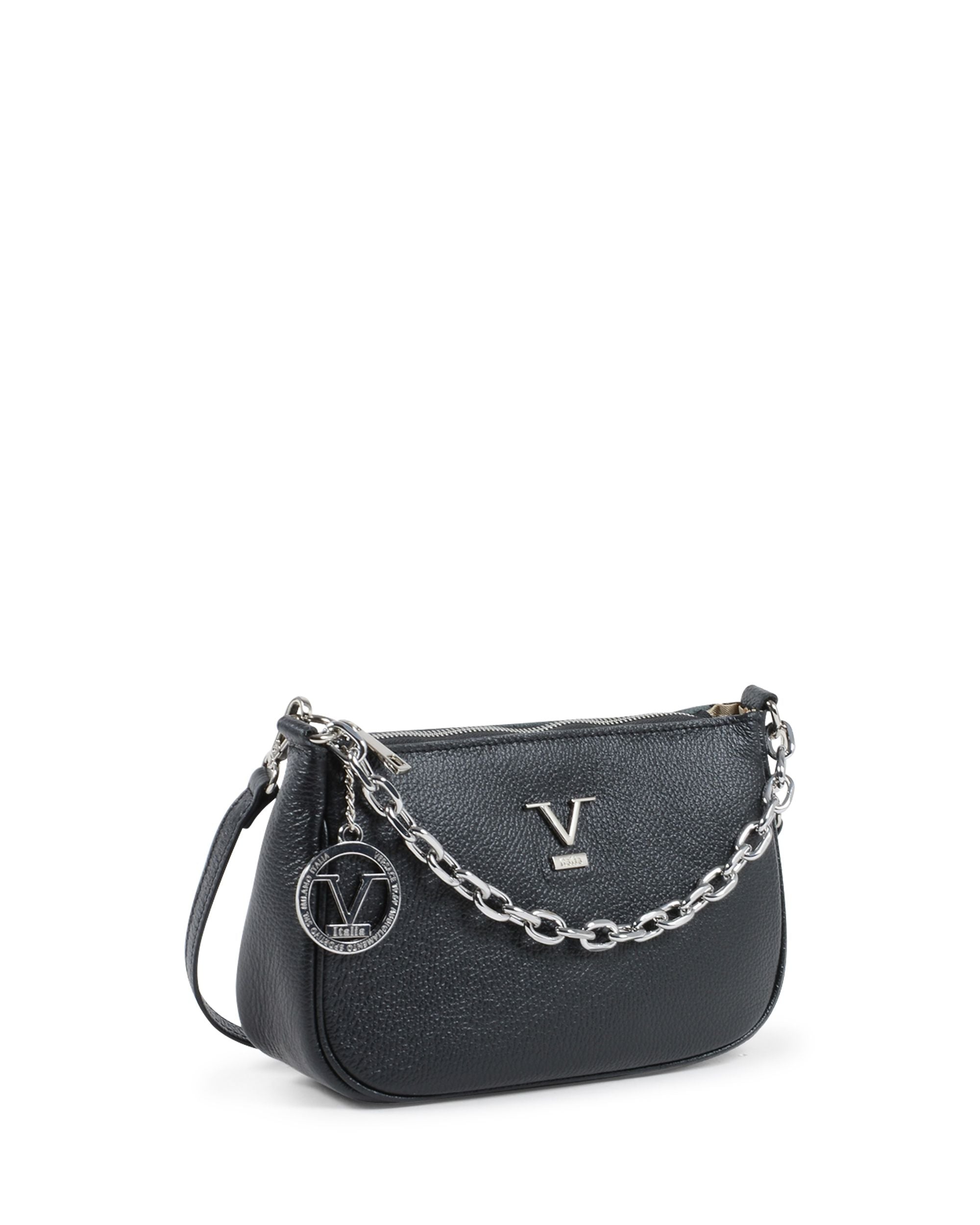 V Italia Womens Mini Bag Black VE1735 CERVO NERO