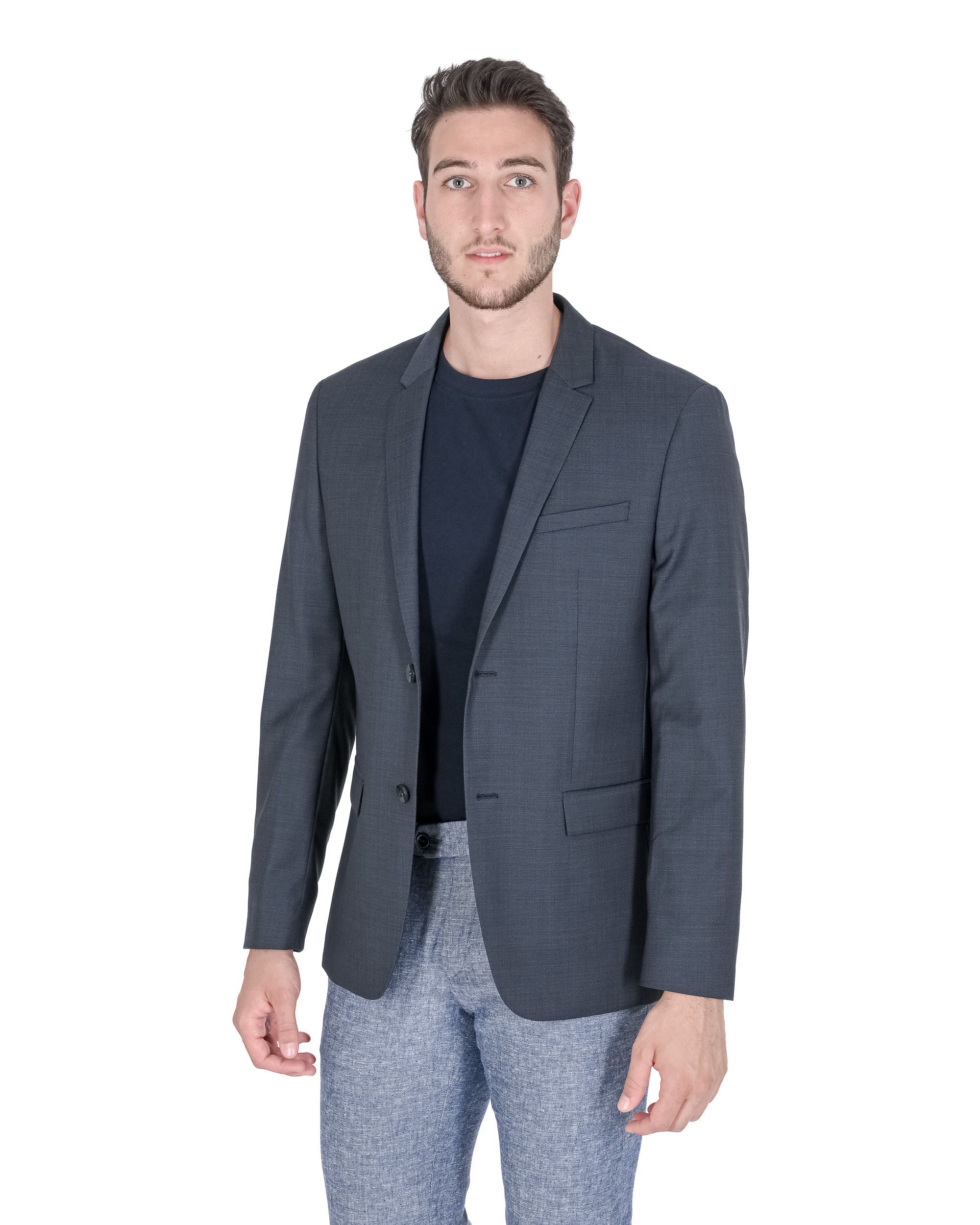 Calvin Klein Mens Blazer Blue K1IK101985480