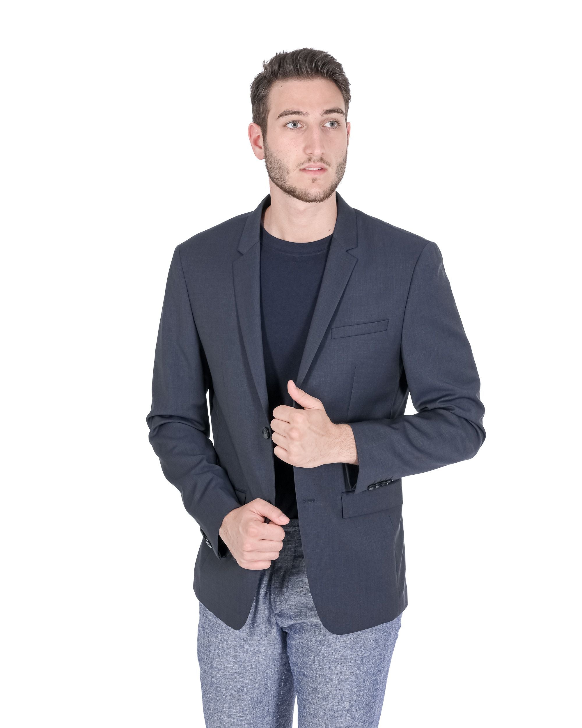 Calvin Klein Mens Blazer Blue K1EK101237478