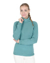 Crown of Edinburgh Cashmere Womens Turtleneck Sweater COE 005 JADE