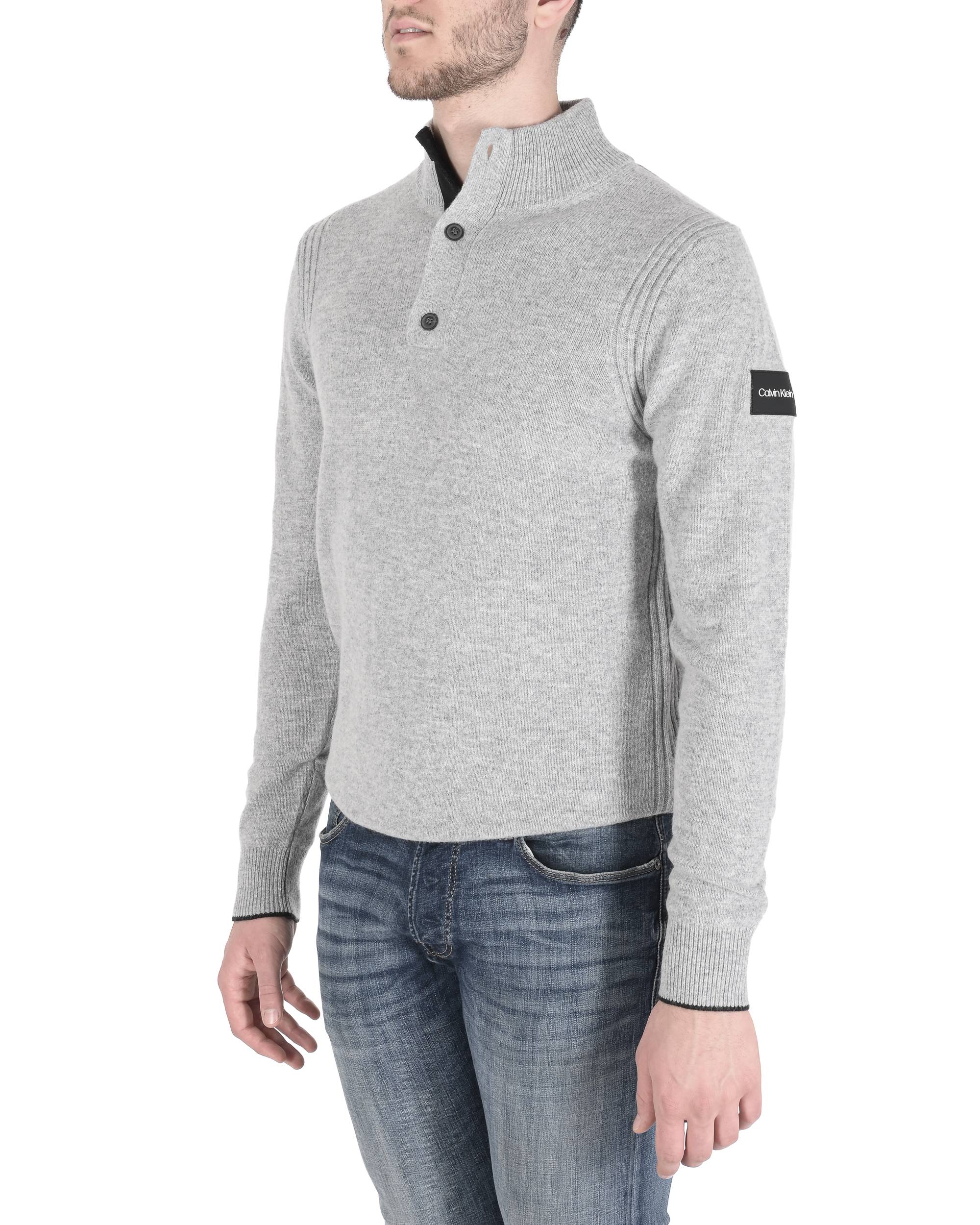 Calvin Klein Mens Pullover Grey K10K107910P4A