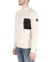 Calvin Klein Mens Pullover White K10K107904YAH