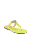 Nina Satin Sandal - Yellow