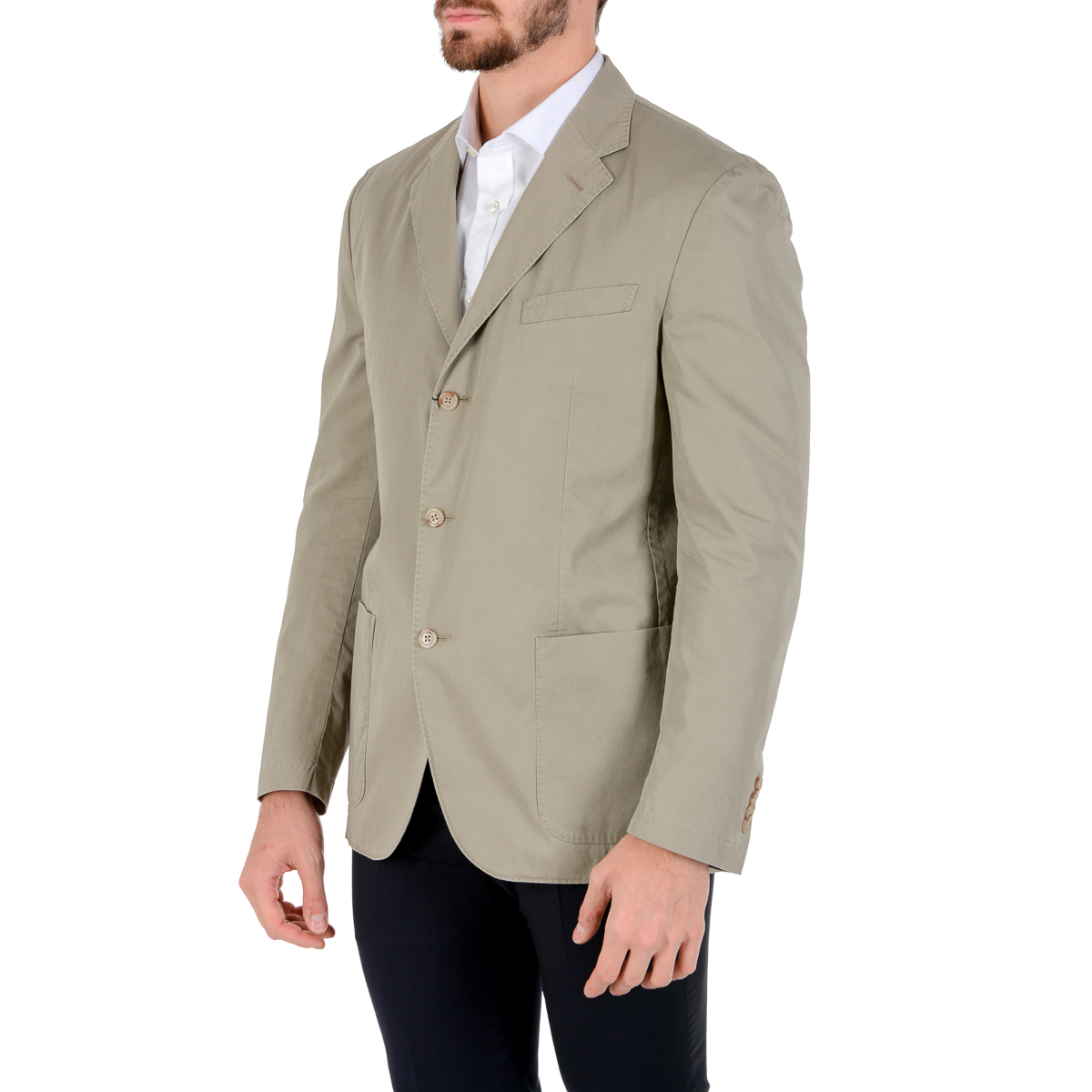 Polo by Ralph Lauren Mens Jacket Long Sleeves Beige