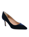 19V69 Italia Womens Pump Dark Blue INES65 VELLUTO BLU