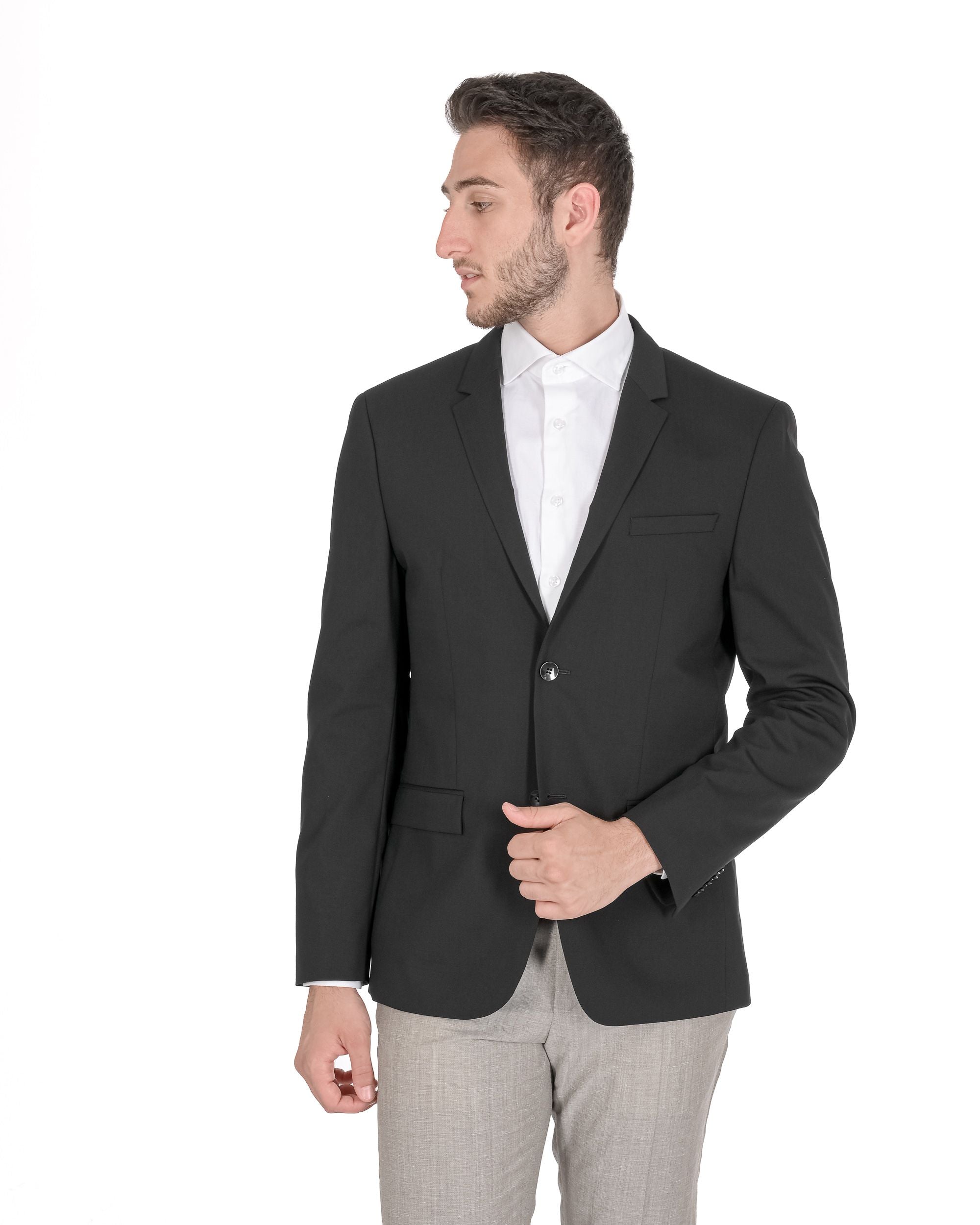 Calvin Klein Mens Blazer Black K10K100807013