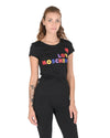 Love Moschino Womens T-Shirt W 4 B19 5B M 4083 C74 BLACK