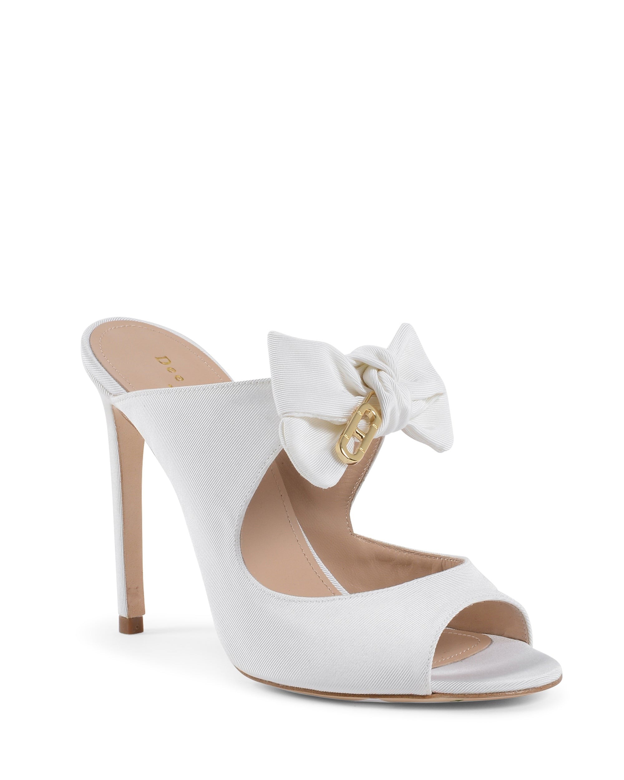 Helen High Mule - White