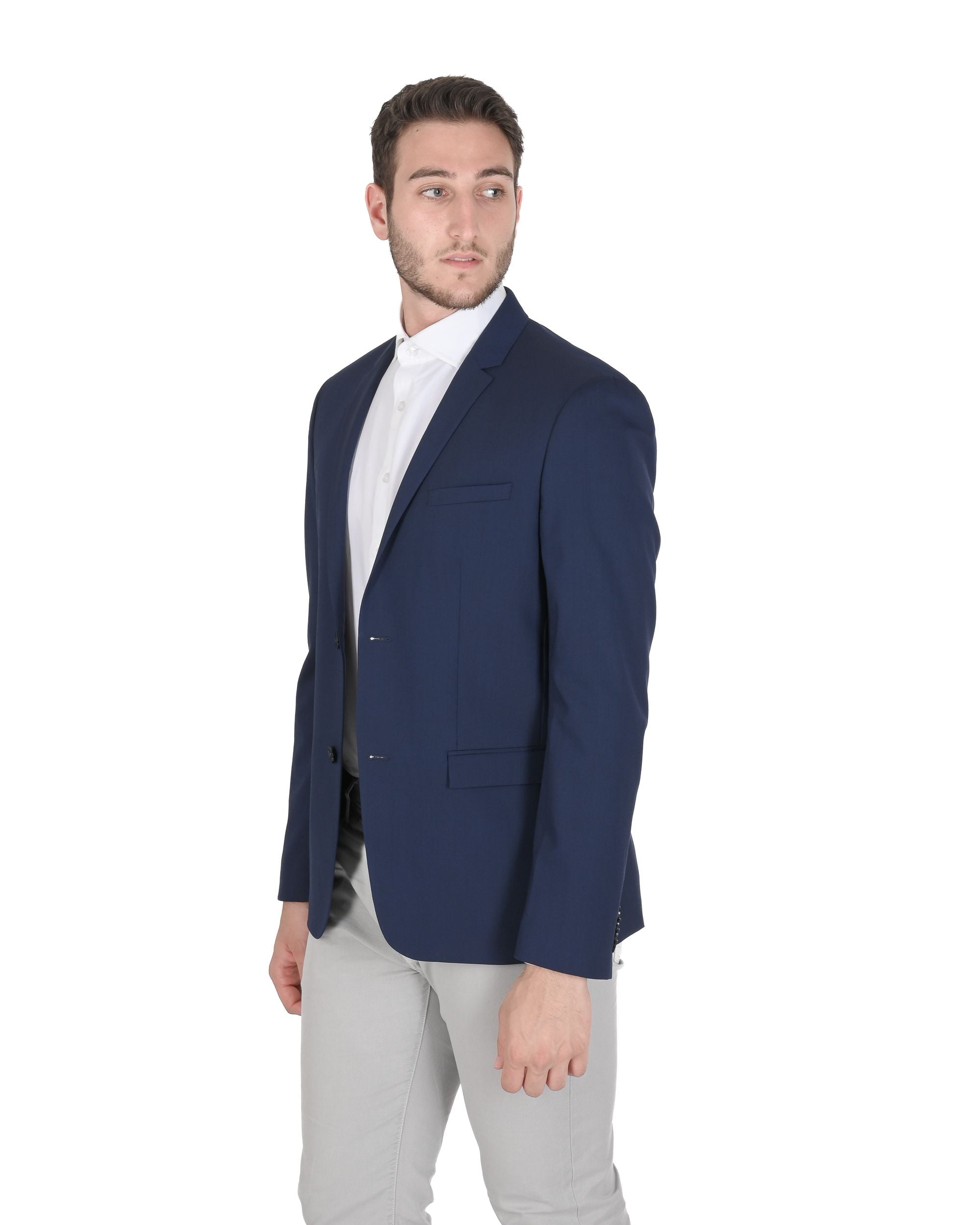 Calvin Klein Mens Blazer Blue K1EK101790477