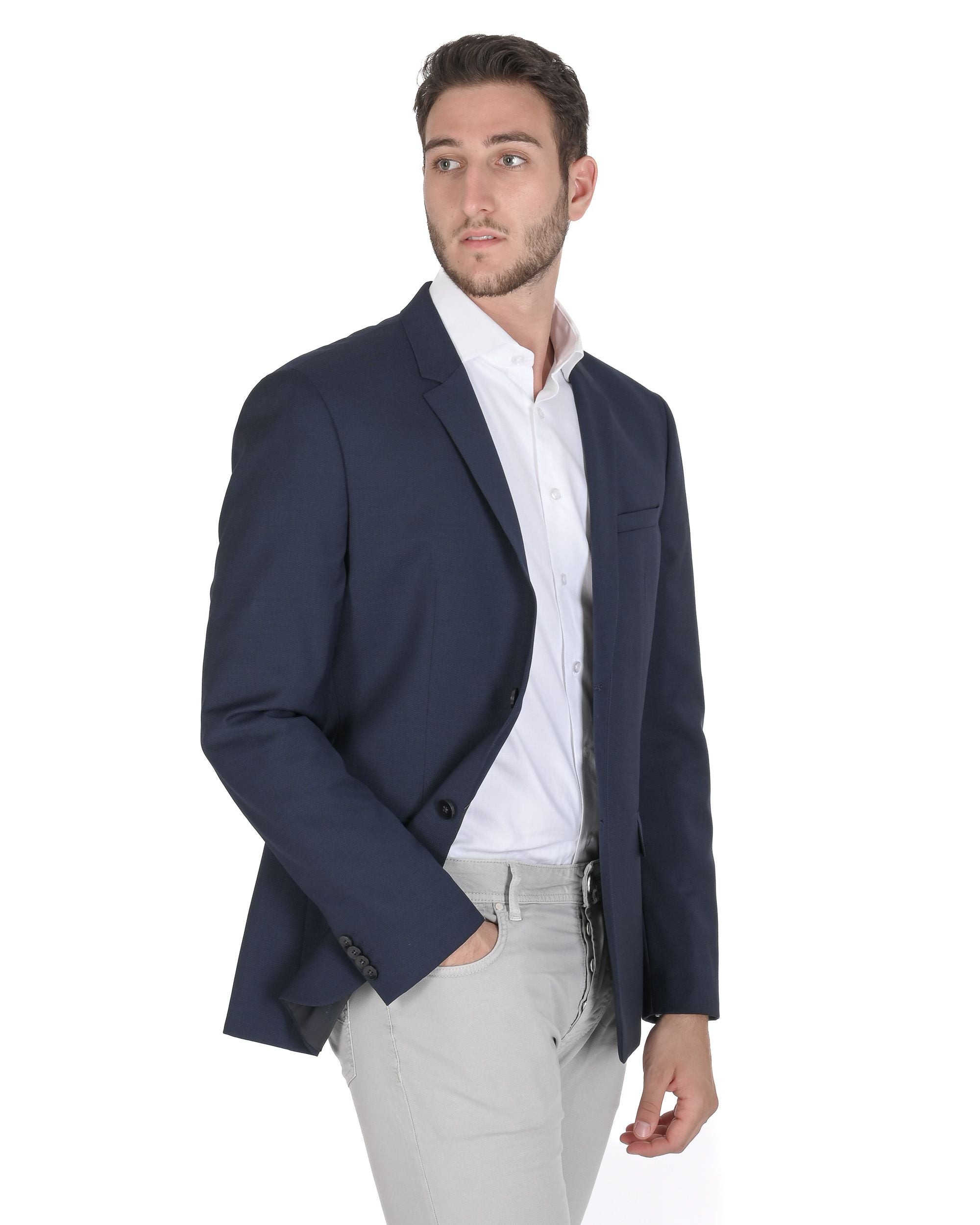 Calvin Klein Mens Blazer Blue K1IK101985478