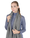 Crown of Edinburgh Cashmere Womens Scarf COE 0043 GREY