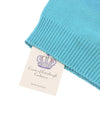 Crown of Edinburgh Cashmere Womens Cuffed Beanie COE 0048 TURQUOISE