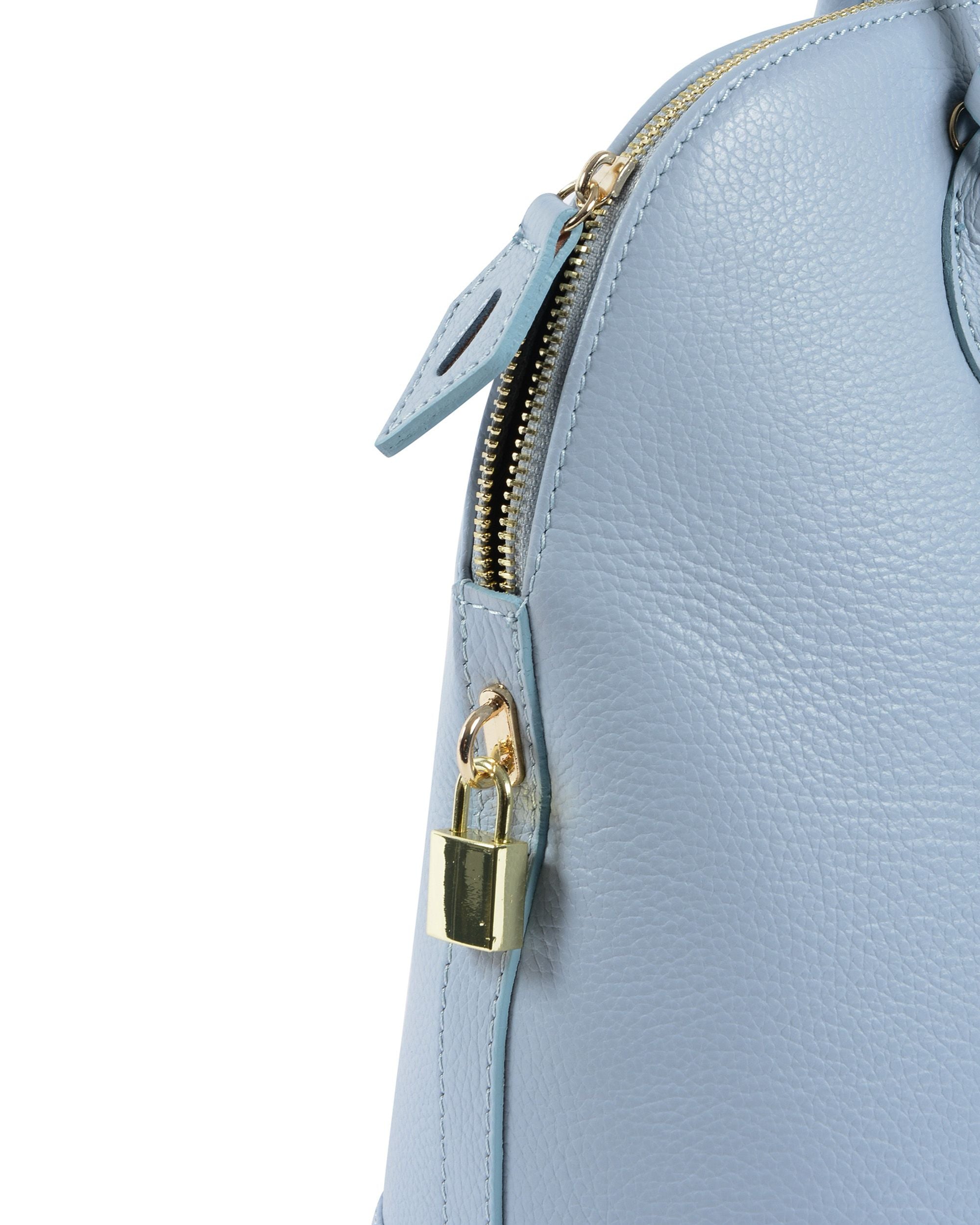 V Italia Womens Handbag Light Blue BC10880 DOLLARO CELESTE