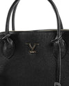 V Italia Womens Handbag Black BC10880 DOLLARO NERO